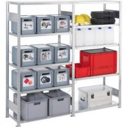 Skříňový regál S3 230 GF 2500x1300x300 mm RAL7035 • Vtools.cz