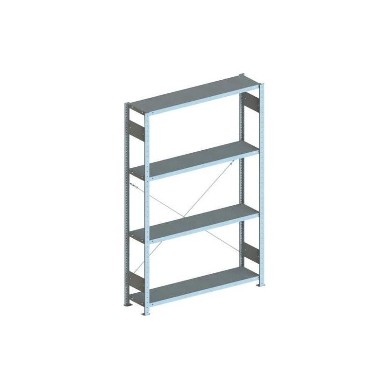 Skříňový regál S3 230 GF 2500x1300x300 mm RAL7035 • Vtools.cz