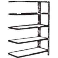 V150 Dvojitý bezšroubový regál policový AF 2500x1000x300 mm verz • Vtools.cz