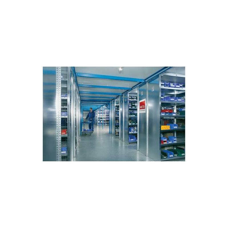 META Bezklíčové regály S3 V 150 Přídavné pole D1000 x Š600 x V2500, 6 polic • Vtools.cz