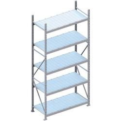 Základní regál s širokým rozpětím s dřevotřískou GF 2200x1050x3000 mm ocelové panely • Vtools.cz