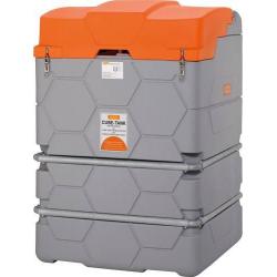 Venkovní nádrž na odpadní olej ve tvaru krychle s výklopným víkem • Vtools.cz