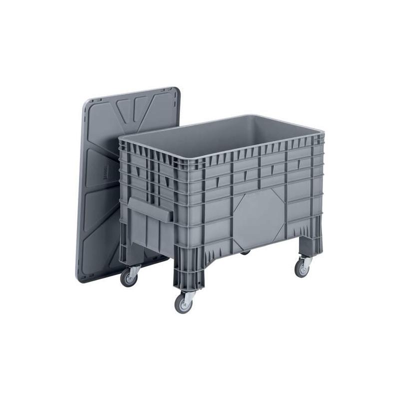 Velký kontejner PE,4 kola 1040x640x790 mm, gr • Vtools.cz