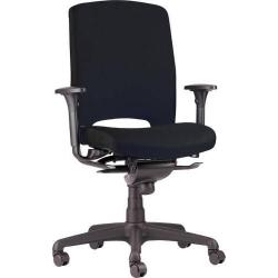 Těžká otočná židle 180kg attivo černá • Vtools.cz