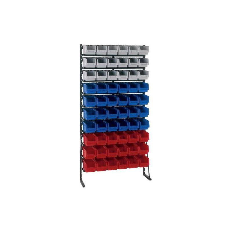 Standardní regály-jednostranné V1273xŠ1000 mm 90 košů • Vtools.cz