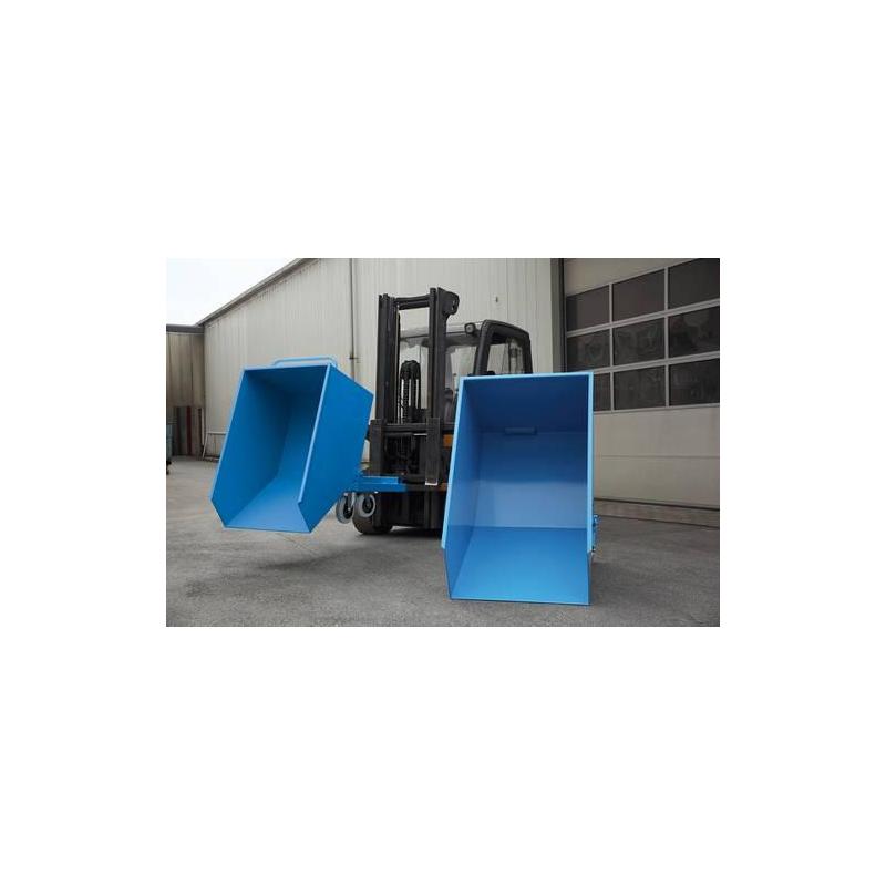 Kontejner výklopný ERNST černý se sítem / kohoutkem 450 litrů, se 2 otočnými kolečky • Vtools.cz