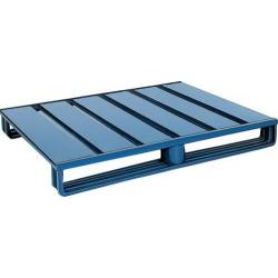 Plochá ocelová paleta, pozinkovaná 1,5 t, 1200x1000x125 mm • Vtools.cz