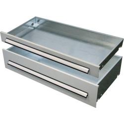 Zásuvka CLIP H100 mm o.vnitřní profily, šedá • Vtools.cz