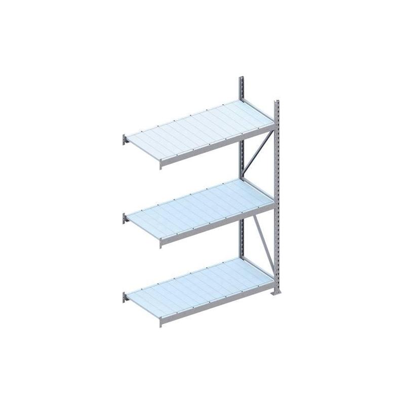 Regál nekonečný pozink AF 1400x800x2200 mm ocelové panely • Vtools.cz