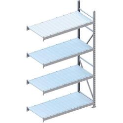 Regál nekonečný pozink AF 1400x800x2500 mm ocelové panely • Vtools.cz