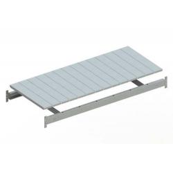 Vložená police ocelový panel 1400x650 mm pozink • Vtools.cz