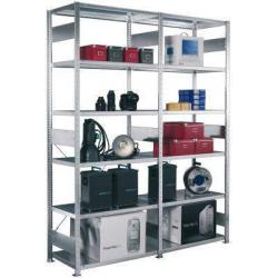 Bezšroubový regál policový META S3 80 GF 2500 x 1000 x 400 mm vzk • Vtools.cz