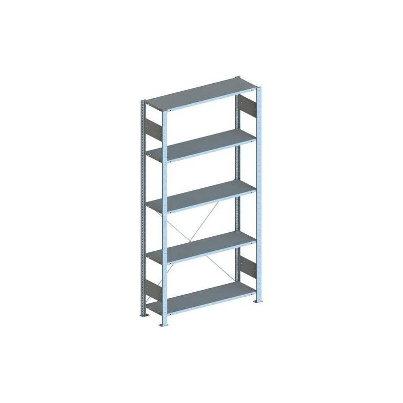 Bezšroubový regál policový META S3 80 GF 2500 x 1000 x 500 mm vzk • Vtools.cz