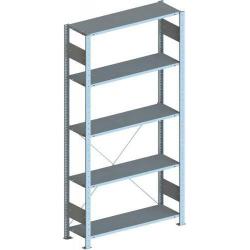 META Bezšroubový regál policový GR pozink 2000 x 1000 x 300 mm 230 kg • Vtools.cz