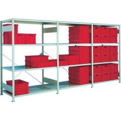 META Bezšroubový regál policový CLIP 230 GF 2500 x 1300 x 400 mm vzk • Vtools.cz