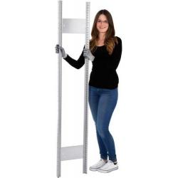 Zásuvný regál S3 L80 GF 2000x1000x500 mm šedá • Vtools.cz