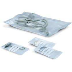 PE-Sáček s tlakovým uzávěrem s euro perforací, VE1000 220x310 mm,50my, popisovatelný • Vtools.cz