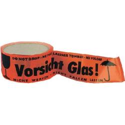 PVC - Lepicí páska 12 / F 24 66 m x 50 mm"Pozor sklo" • Vtools.cz