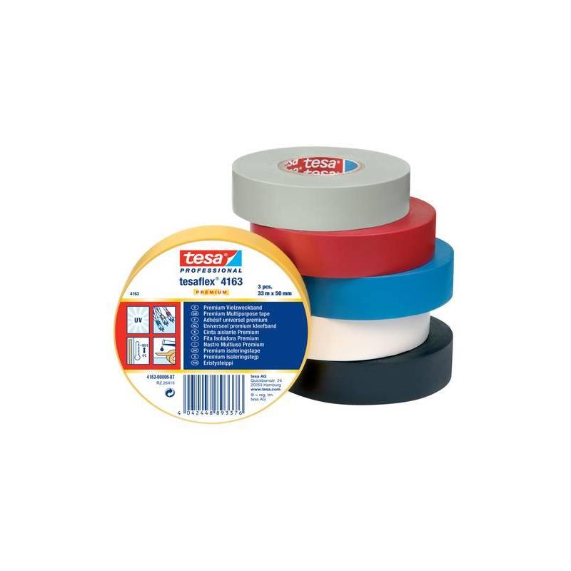 Lepicí páska černá Tesaflex 4163 33mx25 mm • Vtools.cz