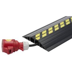 Průmyslový kabelový most Ku 200x1500 mm černý / žlutý • Vtools.cz