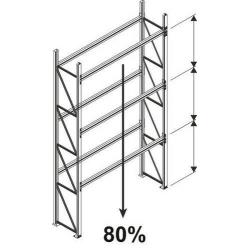 Paletový regál AF 500kg H5500xD1100xL2700 • Vtools.cz