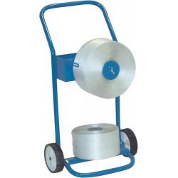 Vozíček na kolečkách, pojízdný, na polyesterový popruh • Vtools.cz