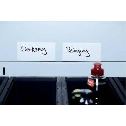 Magnetický štítek s bílým povrchem 50 x 100 mm • Vtools.cz