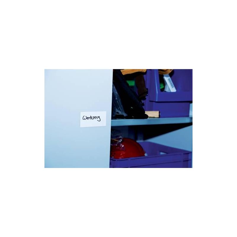 Magnetický štítek s bílým povrchem 50 x 100 mm • Vtools.cz