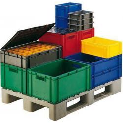 Stohovací přepravní box 400x300x210 mm červený • Vtools.cz