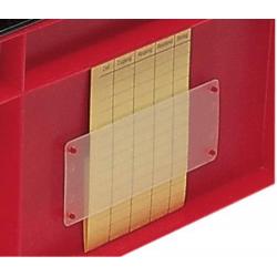 Kapsa na štítek pro stohovací přepravní box • Vtools.cz