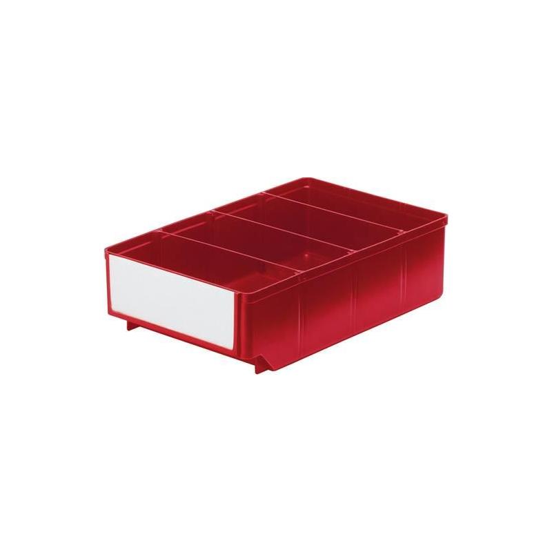 Policový box pro regály RK 300 / 186 červený • Vtools.cz