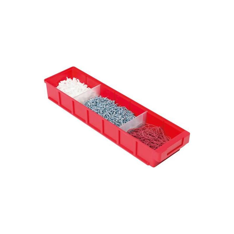 Malý box na součástky VKB 600x152x83 mm červený • Vtools.cz