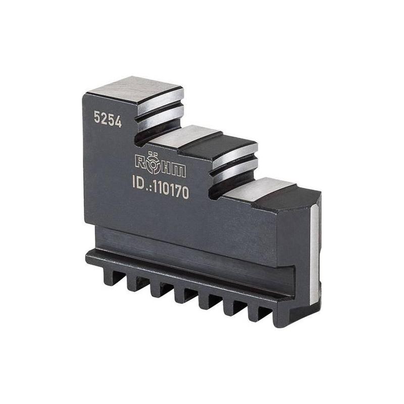 Sada náhradních čelistí pro tříčelisťové soustružnické sklíčidlo D 6350 DB 125 mm Röhm • Vtools.cz