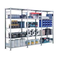 Bezšroubový regál policový AR 330 kg 2500x1000x400 mm 6polic verz • Vtools.cz