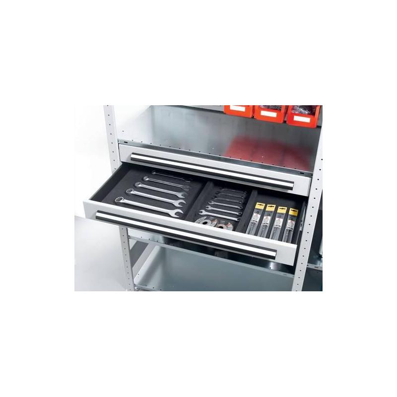 SCHULTE Zásuvka 3s 7035 pro hloubku police 500 mm • Vtools.cz