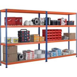 SCHULTE W 100 AR regály se širokým rozpětím 2000 x 1785 x 600 mm dřevotřískové desky • Vtools.cz