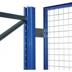 Zadní panel ze síťoviny SCHULTE modrý / pozinkovaný 2700 x 1500 mm • Vtools.cz