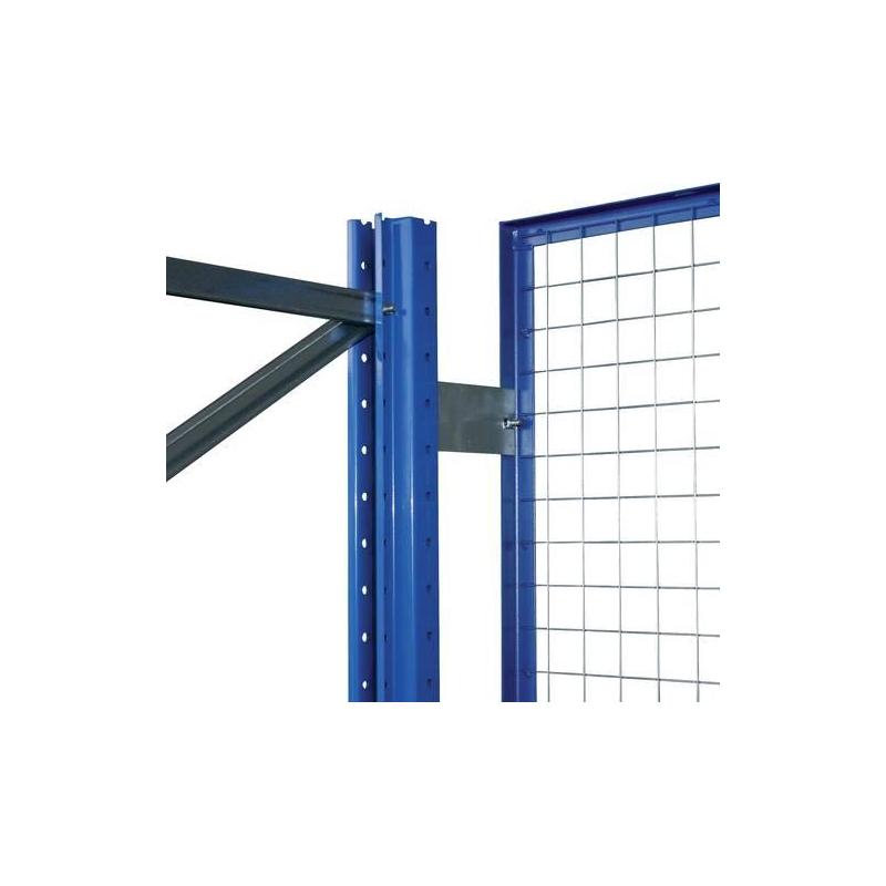 Zadní panel ze síťoviny SCHULTE modrý / pozinkovaný 3600 x 1000 mm • Vtools.cz