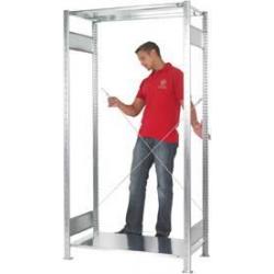 Format bezšroubový regálový systém základní police 2000x1000x500 mm pozinkovaný • Vtools.cz