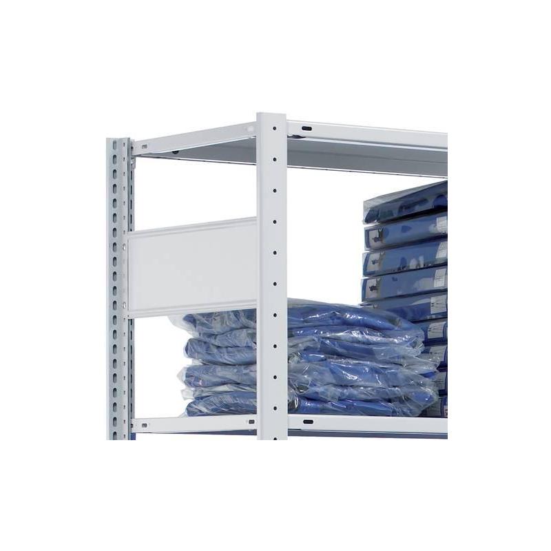 Bezšroubový regál policový GR 150 kg 3000x1300x600 7 polic RAL7035 • Vtools.cz