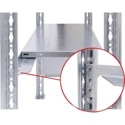 Bezšroubový regál policový 2500x1000x600 mm 6Bö/150KG/Ral 7035 světle šedé • Vtools.cz