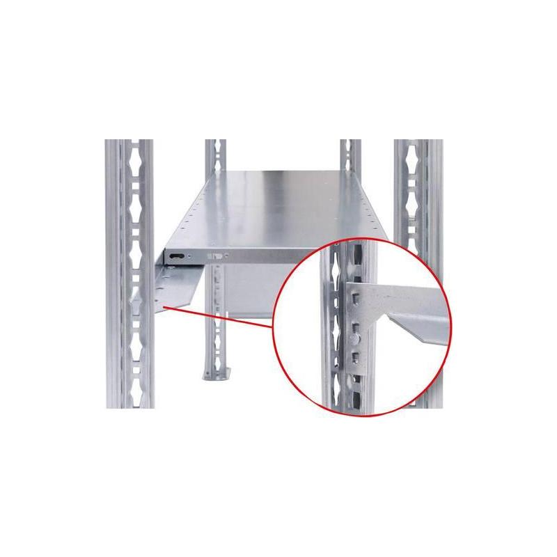 SCHULTE Přístavba 3000x1000x500 pozink 250kg 7 polic s délkovým šroubem • Vtools.cz