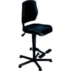 Pracovní židle s podnožkou Pu-příze, 580-830 mm • Vtools.cz