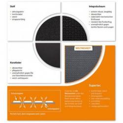 Židle Nexxit 2 kolečka Supertec rukojeť antracit • Vtools.cz