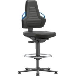 Křeslo Nexxit 3 kluzáky čalounění rukojeť modrá • Vtools.cz