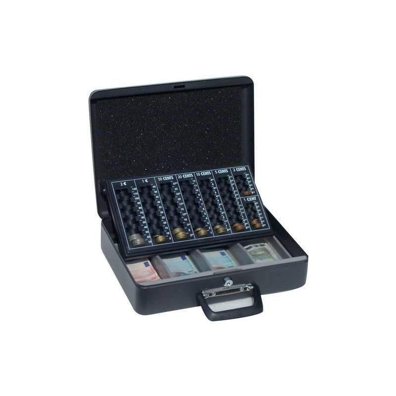 Pokladnička, černá euro vložka, 370x290x110 • Vtools.cz