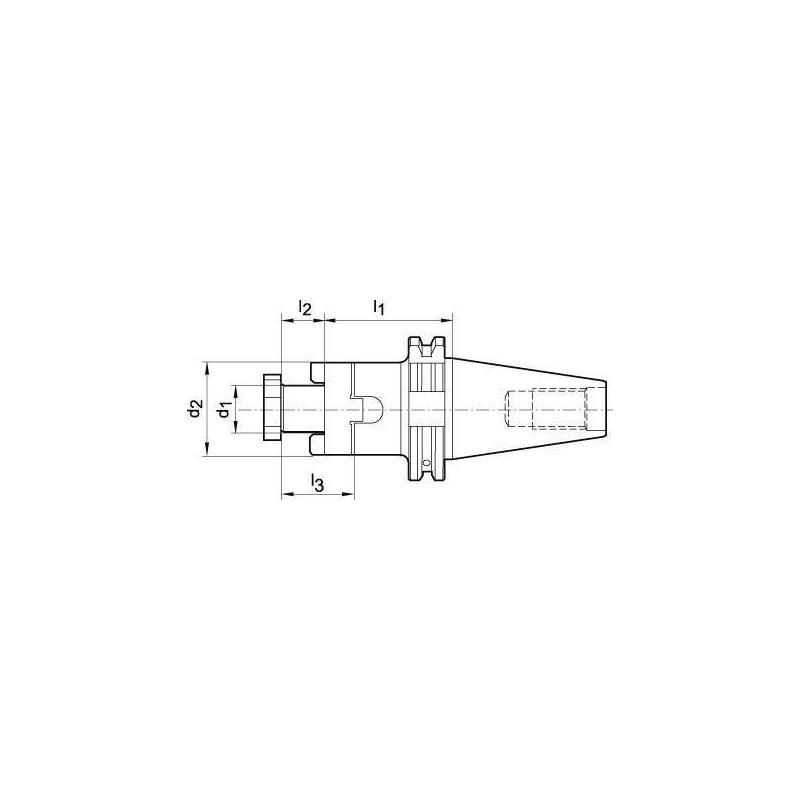 Frézovací trn pro kombinované frézy D69871AD SK50 22 mm A100 Fortis • Vtools.cz