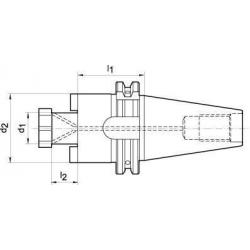 Upínač nástrčné frézy D69871 AD SK50-16 • Vtools.cz