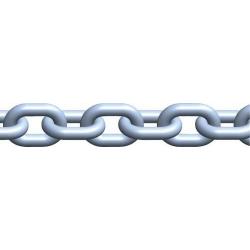 Nájezdový řetěz EN818-2 D 16 mm, P48 mm, galvanicky pozinkovaný • Vtools.cz