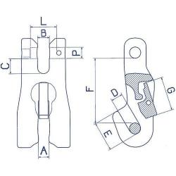 Zkracovací dráp pro AK D 13 mm TK 5300kg • Vtools.cz